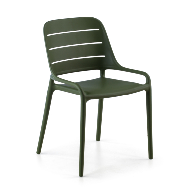 chaise de conference vert sans bras plastique sans accoudoirs 1