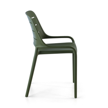 chaise de conference vert sans bras plastique sans accoudoirs 3