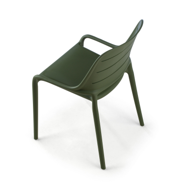 chaise de conference vert sans bras plastique sans accoudoirs 9