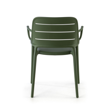 chaise de conference vert avec des bras plastique accoudoirs fixes 9