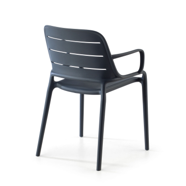 chaise de conference gris avec des bras plastique accoudoirs fixes 8