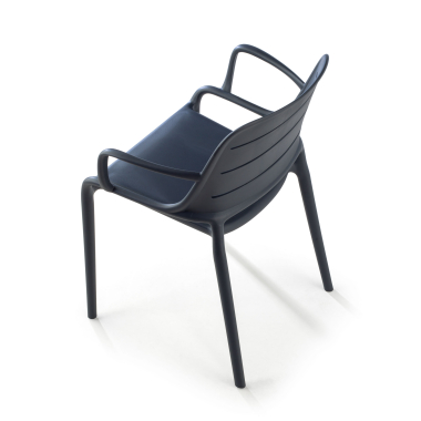 chaise de conference gris avec des bras plastique accoudoirs fixes 10