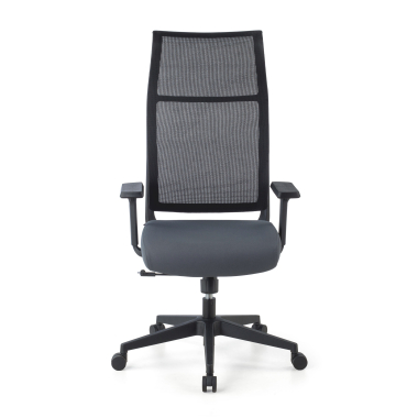 chaise ergonomique gris stay maille accoudoirs mobiles 4