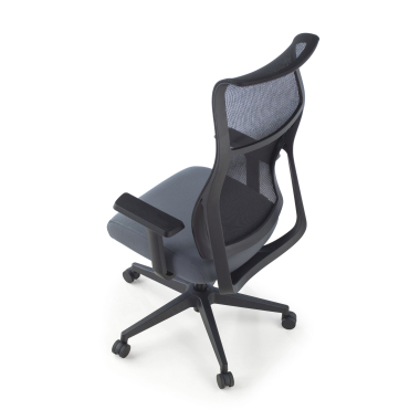 chaise ergonomique gris stay maille accoudoirs mobiles 7