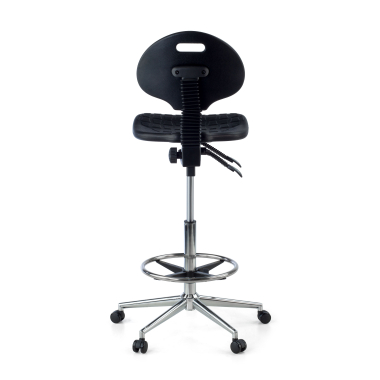 tabouret datelier et de laboratoire noir tabouret plastique sans accoudoirs 9