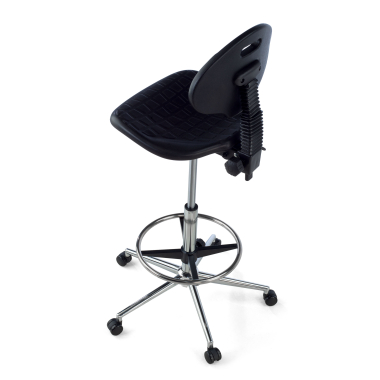 tabouret datelier et de laboratoire noir tabouret plastique sans accoudoirs 10