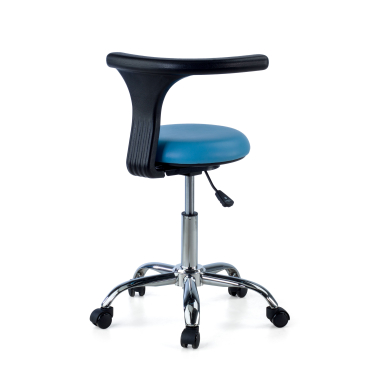 tabouret datelier et de laboratoire bleu clinicpro plastique sans accoudoirs 8