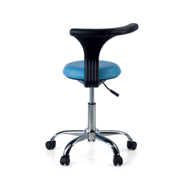 tabouret datelier et de laboratoire bleu clinicpro plastique sans accoudoirs 9