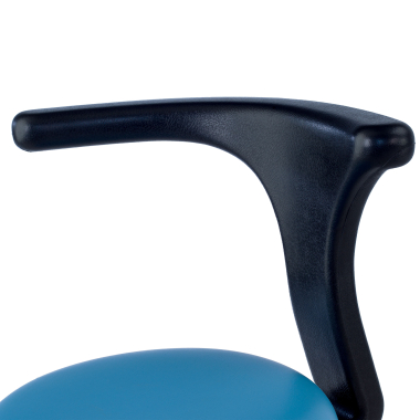 tabouret datelier et de laboratoire bleu clinicpro plastique sans accoudoirs 6