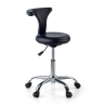 Tabouret médical dentiste pour clinique, esthéticienne, dossier ergonomique