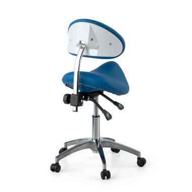 tabouret datelier et de laboratoire bleu ergo clinic plastique sans accoudoirs 10