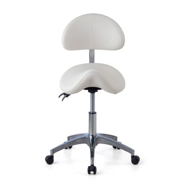 tabouret datelier et de laboratoire blanc ergo clinic plastique sans accoudoirs 4