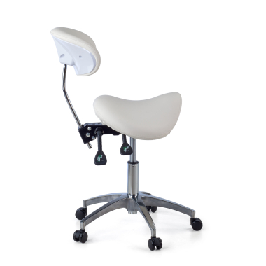 tabouret datelier et de laboratoire blanc ergo clinic plastique sans accoudoirs 3