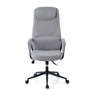 fauteuil de bureau gris denmark tissu accoudoirs rembourres appui tete 3