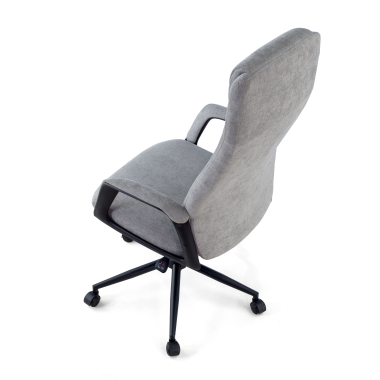 fauteuil de bureau gris denmark tissu accoudoirs rembourres appui tete 10