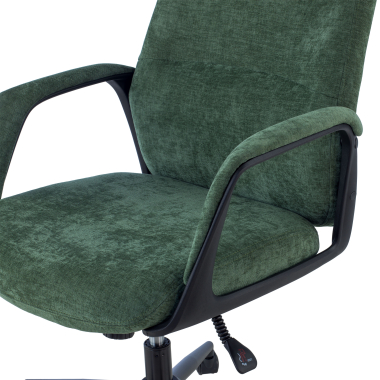 fauteuil de bureau vert denmark tissu accoudoirs rembourres appui tete 5