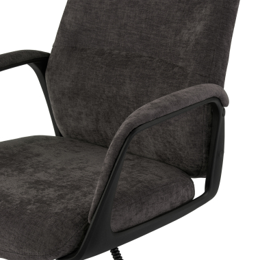 fauteuil de bureau anthracite denmark tissu accoudoirs rembourres appui tete 5