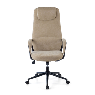 fauteuil de bureau beige denmark tissu accoudoirs rembourres appui tete 3