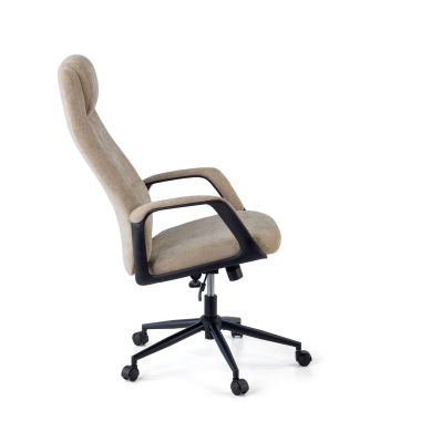 fauteuil de bureau beige denmark tissu accoudoirs rembourres appui tete 4