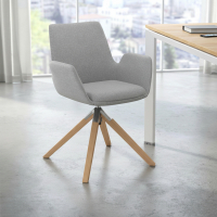 Chaise Scandinave Glamm, Pieds en Bois, Certifiée