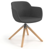 Chaise de Reunion Laure, Pivotante 360º, Confortable et Résistante