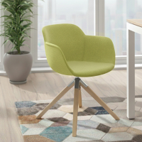 Chaise de Réunion Laure, Pieds en bois, Grande qualité, Rembourrée