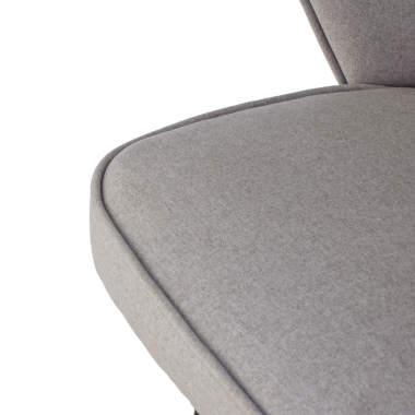 tabouret de bureau gris martina tissu accoudoirs rembourres 7