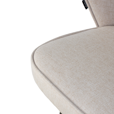 tabouret de bureau beige martina tissu accoudoirs rembourres 5