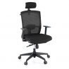 Chaise de Bureau Ergonomique Akira white avec appuie-tête
