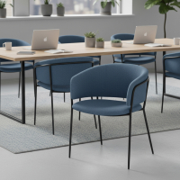Chaise Salle d'Attente Margot, dossier enveloppant