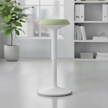 tabouret ergonomique blanc vert activepro tissu sans accoudoirs 2