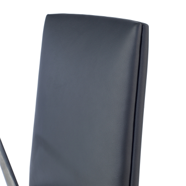 fauteuil de bureau noir dossier bas cuir authentique accoudoirs fixes 9