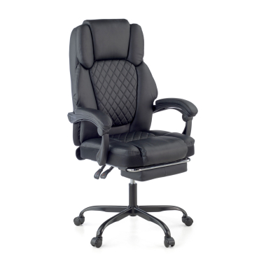 chaise gaming noir morgan simil cuir accoudoirs mobiles coussin appuie tete appui tete repose pieds extensible 1