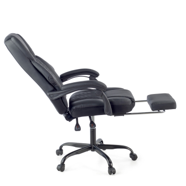 chaise gaming noir morgan simil cuir accoudoirs mobiles coussin appuie tete appui tete repose pieds extensible 3