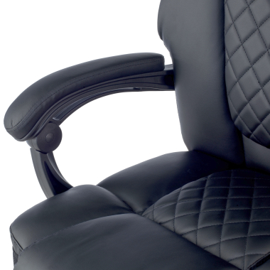 chaise gaming noir morgan simil cuir accoudoirs mobiles coussin appuie tete appui tete repose pieds extensible 5