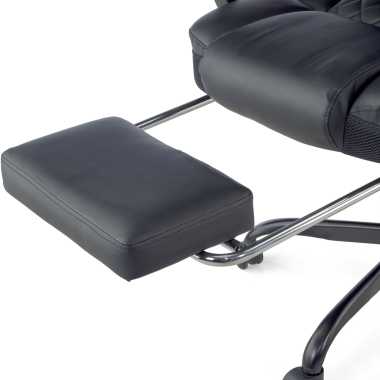 chaise gaming noir morgan simil cuir accoudoirs mobiles coussin appuie tete appui tete repose pieds extensible 6