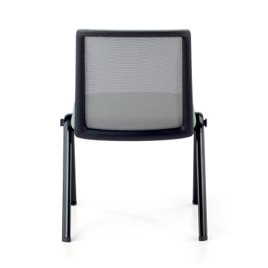 chaise de conference vert dora maille sans accoudoirs 8