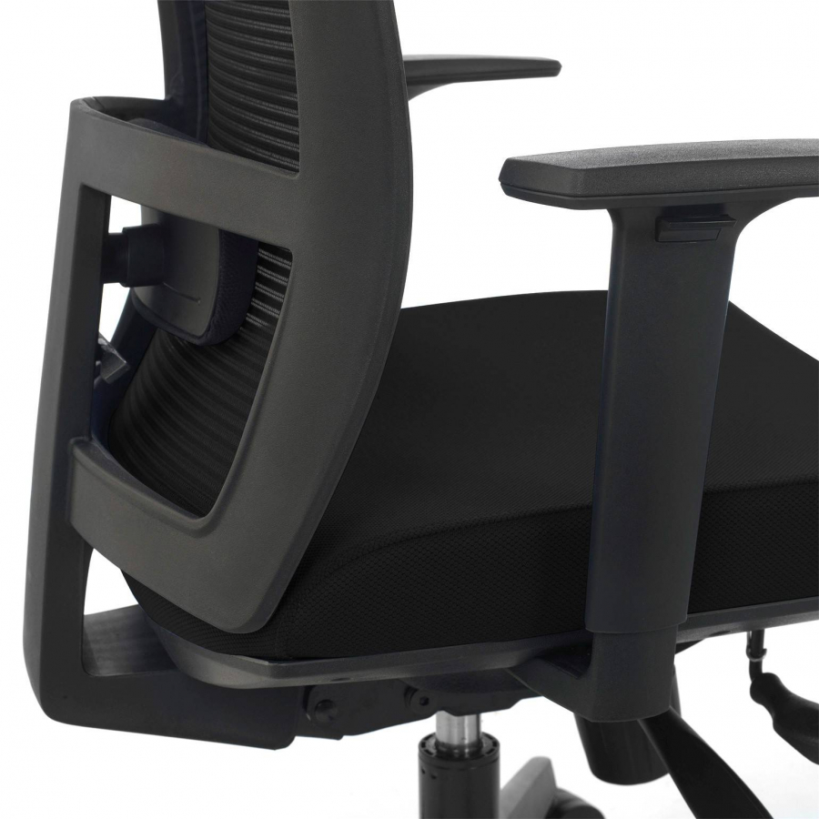 Chaise de bureau ergonomique Akira, mécanisme synchronisé