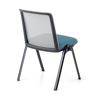 chaise de conference bleu dora maille sans accoudoirs 8