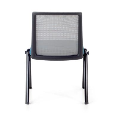 chaise de conference bleu dora maille sans accoudoirs 9
