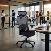 Chaise de Bureau Vital, appui-tête, support lombaire