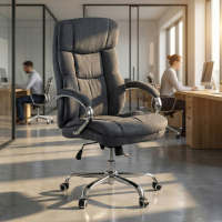 Chaise de bureau en tissu Harmony, rembourrée