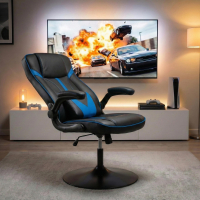 Fauteuil Relax Gaming Arcadia avec accoudoirs relevables, base pivotante à 360º