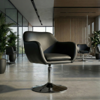 Fauteuil de Salle d'Attente Space, pivotant, Similicuir