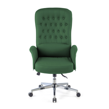 fauteuil de bureau vert ankara simil cuir accoudoirs rembourres 6