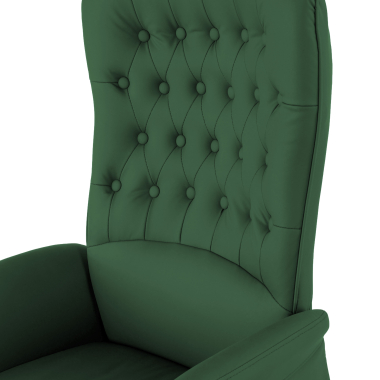 fauteuil de bureau vert ankara simil cuir accoudoirs rembourres 3