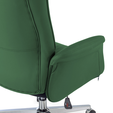 fauteuil de bureau vert ankara simil cuir accoudoirs rembourres 5