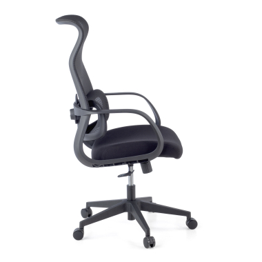 chaise de bureau noir axis maille accoudoirs fixes 8