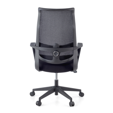 chaise de bureau noir axis maille accoudoirs fixes 12