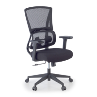 Chaise de Bureau Ergonomique Orbit avec Support Lombaire, Assise Rembourrée